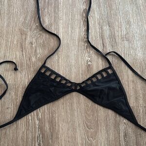 Reef Black Bikini Top